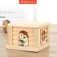 [Amleso1] Hamster House Landscaping Supplies Pet Hideout Hamster Hideout