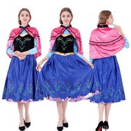 Halloween Adult Cosplay Costume - Frozen Anna & Elsa Characters