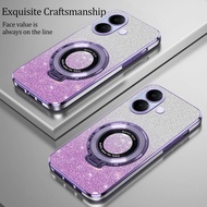 Soft Case Vivo V60 Lite 4G 5G Glitter Casing Premium Magnetic Holder for Mobile Phones