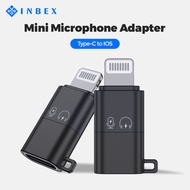 INBEX Adapter Microphone Adapter Type-C to Micro/IOS /USB Fast Charging Mini Portable OTG Adapter