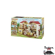 Sylvanian Families, Red Roof Large House - H-48 ST Mark Certified, Toys, Dollhouse for Ages 3 and Up by Epoch Co., Ltd.