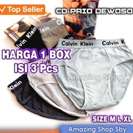 NEW/ CD Celana Dalam Pria Dewasa CD Laki Laki Cowok Remaja (Box isi 3