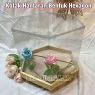Hantaran seserahan model segienam hexagonal 1 pcs