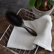 【蓬鬆細軟髮根】頭皮按摩豬鬃梳 頭皮保養 日本製