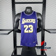 Men's 2025-26 Los Angeles Lakers LeBron James Purple Basketball Jersey
