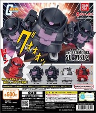高達 扭蛋 模型 exceed model SD-ms 02 zaku gundam BB 戰士 Q版 機動戰士 G