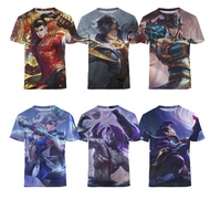 Game Mobile Legends 3D Printed T-Shirt Kid Boy Cosplay Costume Tops Tees