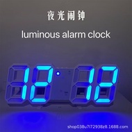 [Fast Shipping] Large Screen Electronic Alarm Clock Fashion Luminous LED Alarm Clock Student Luminou