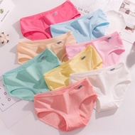 [LSC] Women Hot Sale Candy Color Stretch Panties,Korea Simplicity Pure Color Cotton Crotch Briefs Li