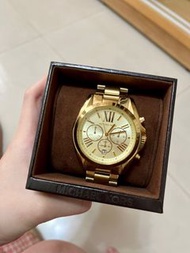 正品 MICHAEL KORS 金錶 MK 手錶 金錶