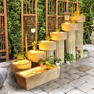 M-8/ Rockery Fountain Water Decoration Indoor Balcony Courtyard Fish Pond Japanese Feng Shui Fortune Landscape Opening a