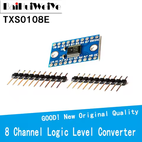 8 Channel Logic Level Converter Bi-Directional High Speed Full Duplex Shifter 3.3V 5V TXS0108E for A