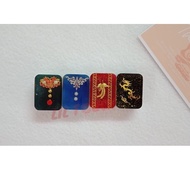 Lil Touch 25mm Mini RESIN MAHJONG RUMMY Traditional Marriage Mahjong 4 Players Mahjong Set 滴胶三人四人麻将 