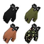 SLV - NEW MOTORCYCLE GLOVES UNISEX TACTICAL MECHANIX HALF FINGER GLOVES - ST511 Wr-3