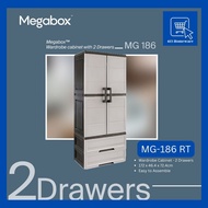 Megabox Wardrobe Cabinet 2 Drawers - Megabox MG186