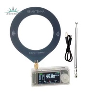 Mini Radio SI4732 LSB USB AM FM Radio Full Band Portable Radio HF SW MW VHF Radio Transparent Case