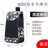 Double Layer Shopping Cart Cloth Bag Grocery Shopping Cart Trolley Cart Bag Small Trolley Cart Cloth