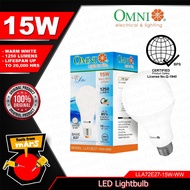 OMNI LED Lite A72 Bulb LLA72E27-15W DAY LIGHT | WARM WHITE SOLD PER PIECE •TFM•