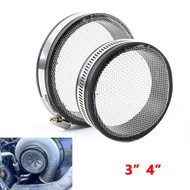 Air Intake 76mm/102 mm Turbo Protector Air Screen Insert Air Inlet Protection Cover Motorcycle Air I