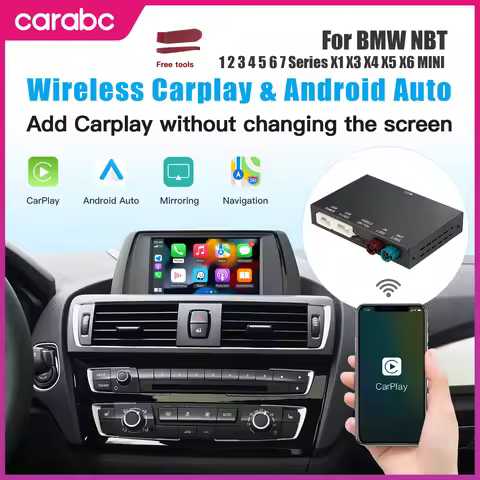 Wireless CarPlay for BMW, NBT, CIC systems, 1 2 3 4 5 6 7 Series, X1 X3 X4 X5 X6 MINI E60 E84 E70 F2