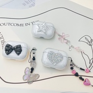 luxury Love clear case For QCY Crossky C30/C30S T20 HT03 HT07 T17 T8/T8s/T8pro Case soft Silicone ea