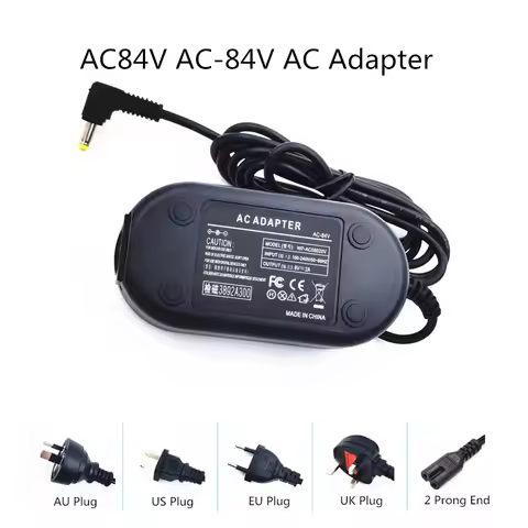 AC-84V AC Adapter Power Adaptor for Fujifilm AC84V FinePix S100FS S200EXR S205EXR Digital Cameras