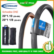 【READY STOCK】1PC Schwalbe Tires ONE Tyre 20-inch Fold and Not fold Bike Tires 20x1.1(406) 20x1 1/8(4