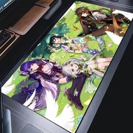 Mouse Pad Gaming Large Dywan Gamer G-genshin Impact Raiden Shogun Keyboard Desk Mat Table Senior Car