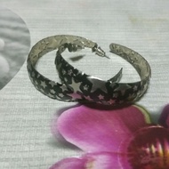 Black Star Loop Earring Instock