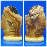 Rare ItemGood for collection/Praying Very Beautiful Relic Stone(the natural Holy Stone) Phra Somdej 