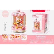 668-121 Pet Teddy Bear Picker Rabbit doll machine Rechargeable Battery Safe for Children from 3 Year