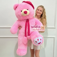 JUMBO 90cm teddy bear scarf hat palm doll