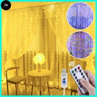PW 3M 300 LED Window Curtain String Light 8 Lighting Modes USB String Lights Fairy Lights for Christ