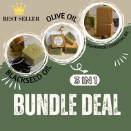 Hari Raya Promo Bundle Deal l Olenus Olive Oil Soap l Al Quds Agarwood Soap l Al Quds Black Seed Oil