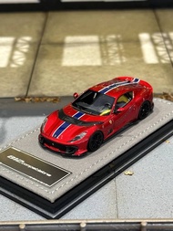 HH 1/64 Ferrari 812C f1 Red  Resin Car Model