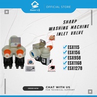 ORIGINAL SHARP WASHING MACHINE WATER INLET VALVE - 2 COIL ESX115/ESX156/ESX958/ESX1168/ESX1278