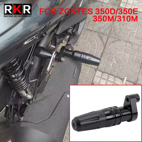 CNC Motorcycle Exhaust Sliders Crash Protection Pad Thickened Falling Protector for ZONTES 310M 350D
