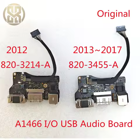 Original Charging Port Power DC Jack I/O USB Audio Board 820-3214-A 820-3455-A For Macbook Air 13" A
