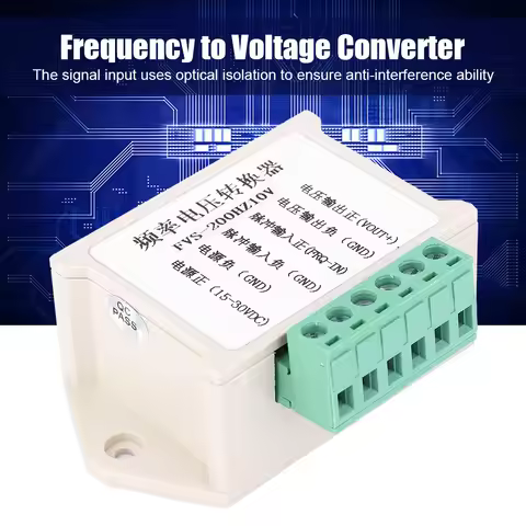 FVS-200Hz10V Frequency to Analog Voltage Converter Module 0~200Hz to 0-10V Frequency Converter Inver