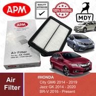 APM Air Filter Honda City T9A GM6 / Jazz T5A GK / BR-V BRV 2014~ AA-10305 17220-55A-Z01 17220-55A-00