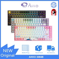 Akko 3084B Mechanical Keyboard Three Model Wireless Bluetooth RGB Hot plug
