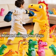 LOKAL [Local Seller] 95cm Children's Toys Boxing Toys Dino Water Boxing Inflatable Dino Boxing Pole 