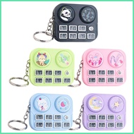 Mini DJ Board Keychain DJ Instrument Player Pendant Small Player Keychain for Backpack Handbag Purse