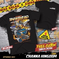 Kaos-CHANNA KINGDOM ,Kaos-CHANNA, T-shirt-SNAKEHEAD