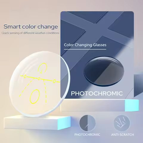 VICKI Multifocal Progressive Photochromic CR-39 Resin Aspheric Spectacle Lenses Myopia & Hyperopia U