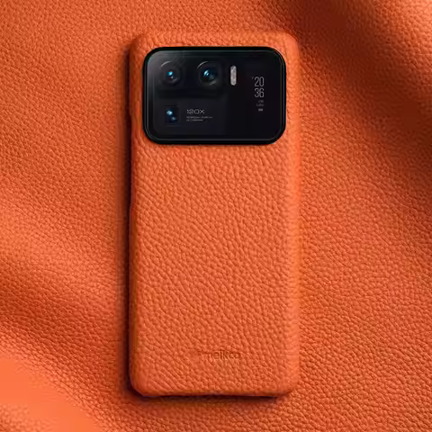 Genuine Leather Fashion Business Cover For Xiaomi 11 12 12S Ultra Mi 10 Pro 10S Mi11 Real Cow Skin N