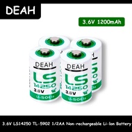 3.6V LS14250 14250 TL-5902 1/2AA Non-rechargeable Li-lon Battery For CNC PLC Electricity Gas Water M
