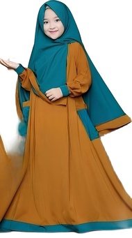 Baju Fashion Muslim RUMANA KIDS Bahan WOLFICE USIA 7 9 TAHUN Syari Terbaru 2023 Model Gamis Syari Set Hijab Gamis Anak Perempuan Gamis Terbaru 2023 Modern Remaja Baju Anak Perempuan Umur 7 Dan 9 tahun Murah Gamis Anak Perempuan Model Terbaru 2023 Murah