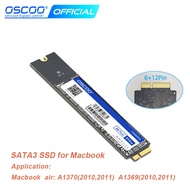 SSD SATA3สำหรับ2010อากาศ2011 A1369ฮาร์ดไดรฟ์ A1370 256GB 512GB ดิสก์แบบแข็งภายใน1TB SSD อัพเกรดความจุ