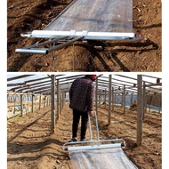 Agricultural plastic film wrapping tools, plastic film wrapping tools, hand-pulled film wrapping mac